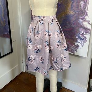 Floral satin skirt Charlotte Russe -MD
